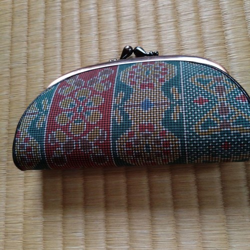 Oshima tsumugi coin purse - oshima,