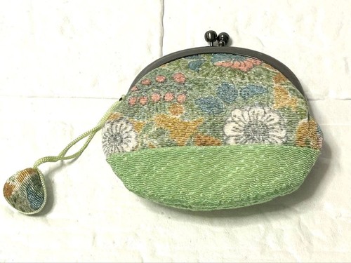 Unused crepe fabric coin - crepe, pouch